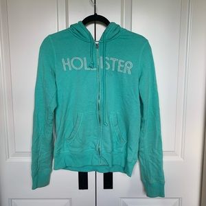 Blue/green Hollister hoodie